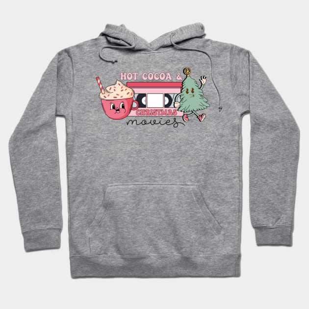 Hot Cocoa and Christmas movies Hoodie by MZeeDesigns